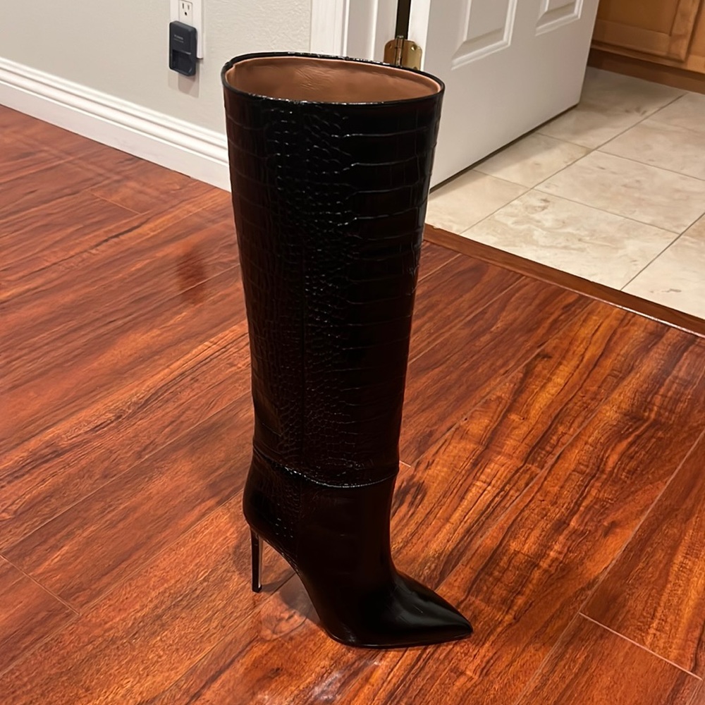 Paris Texas Boots croc embossed size 39 105mm